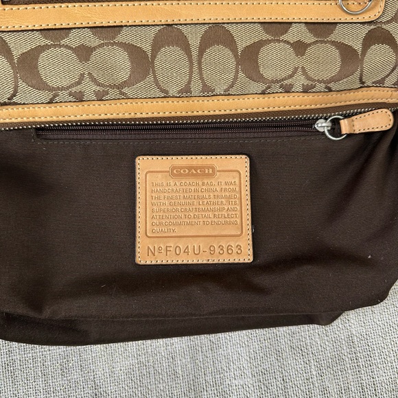 Coach Signature East-West Duffle Shoulder Bag